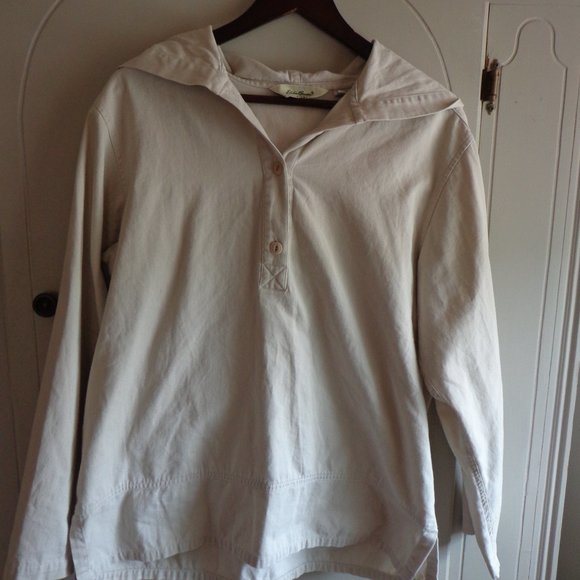 Eddie Bauer Hooded Jacket Long Sleeves M Cotton - Picture 8 of 14